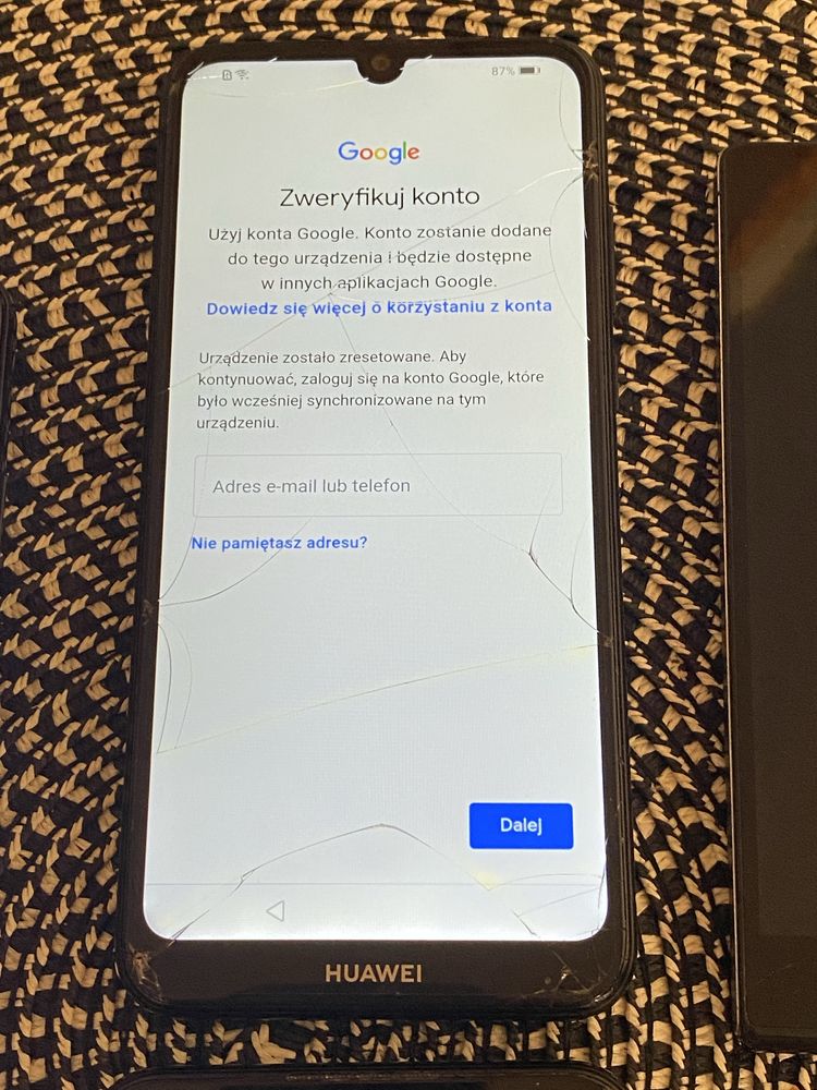 Szesc telefonow na czesci - Samsung A02S - ulefone power 3s - 2xHuawei