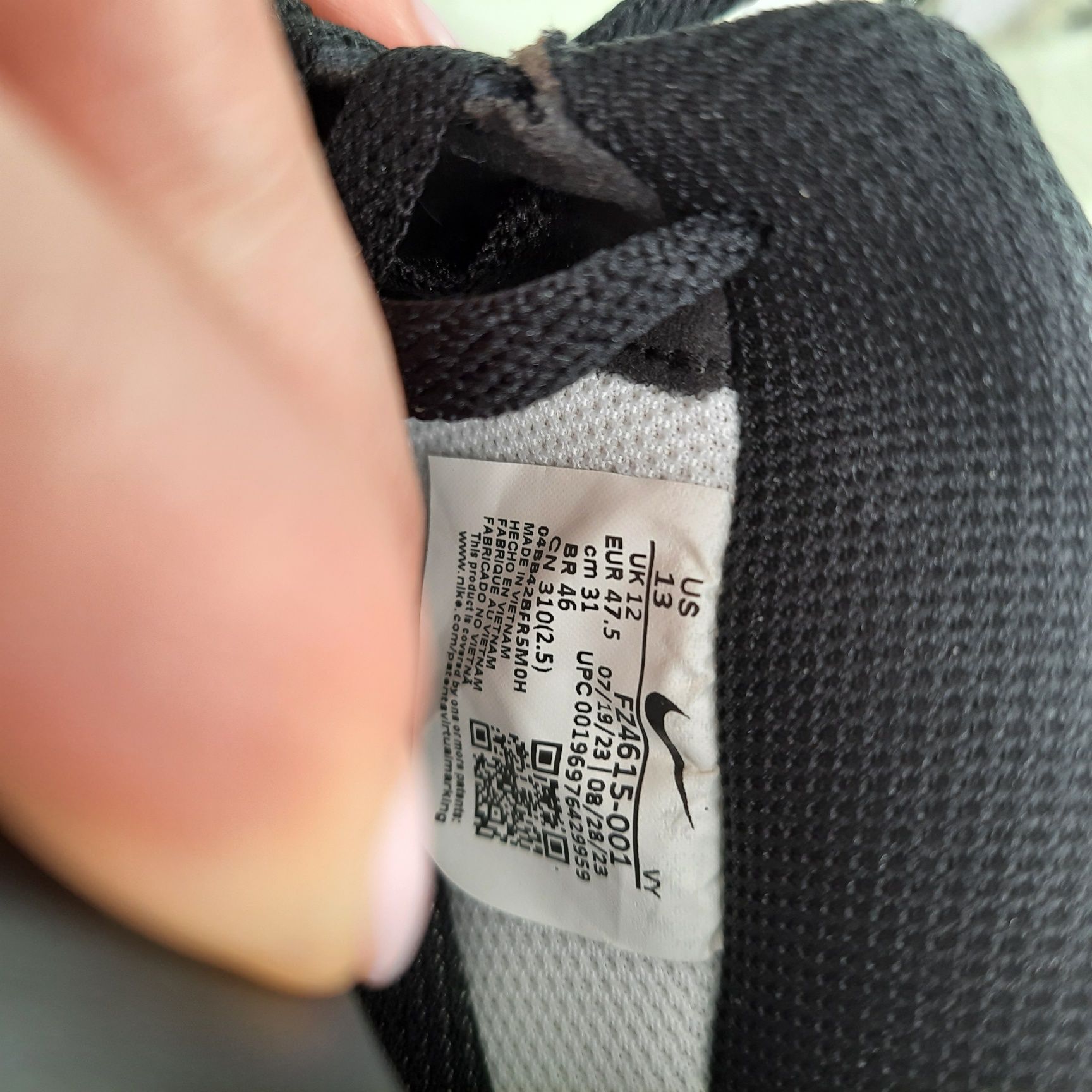 Оригінальні чоловічі кросівки Nike Air Force 1 '07 "Black / Dark Team