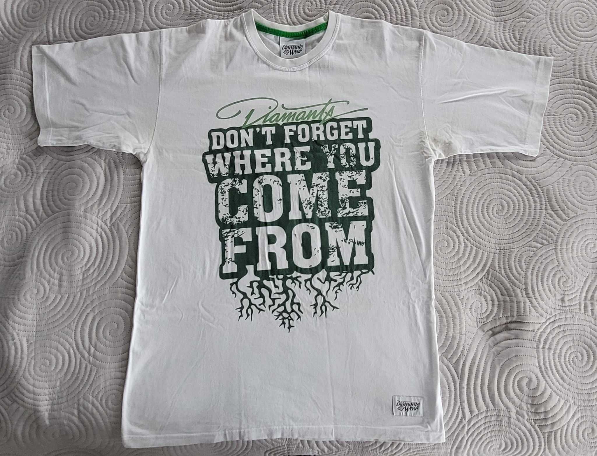 Koszulka T-Shirt Diamante Wear Dont' Forget Rozmiar XL / L Biały Biała