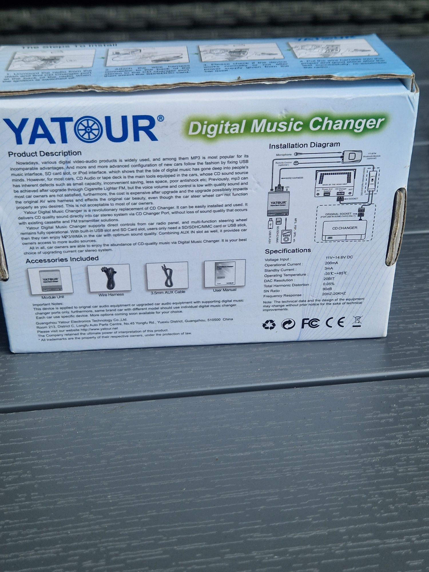 Adapter Moduł Bluetooth . Zmieniarka Cyfrowa