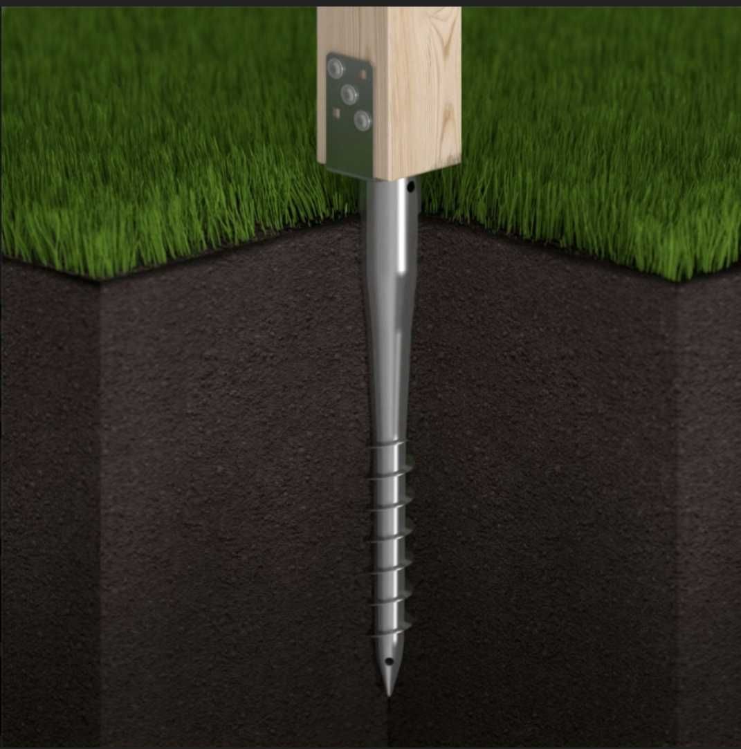 Śruba Fundamentowa Kotwa Podstawa Słupa MAXERIO 80cm Premium Nr00517