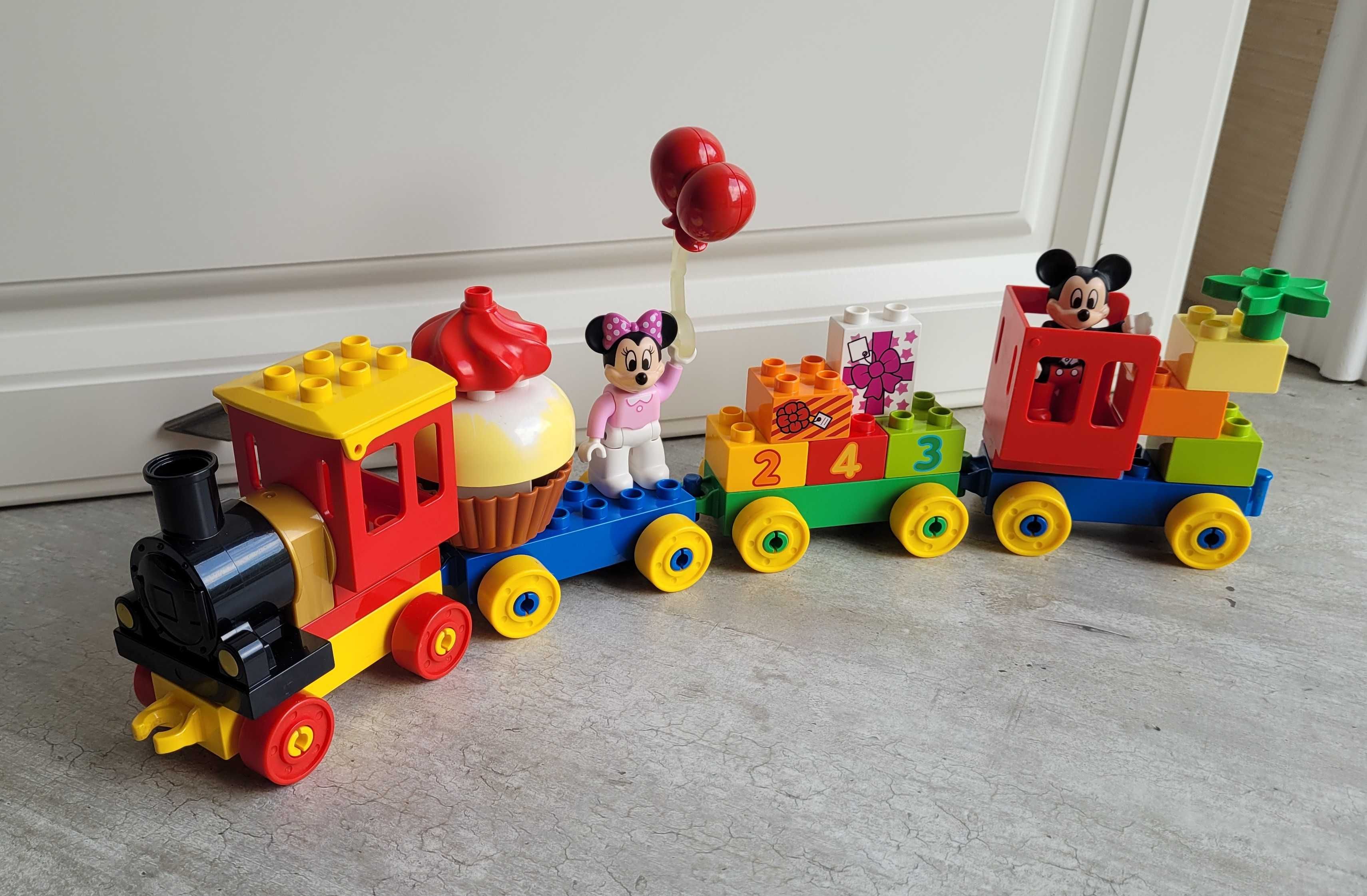 Klocki LEGO DUPLO Pociąg urodzinowy z Mickey Mouse