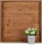 Nowa drewniana taca / tacka / stolik / vintage / 56x56x5cm !A2504!