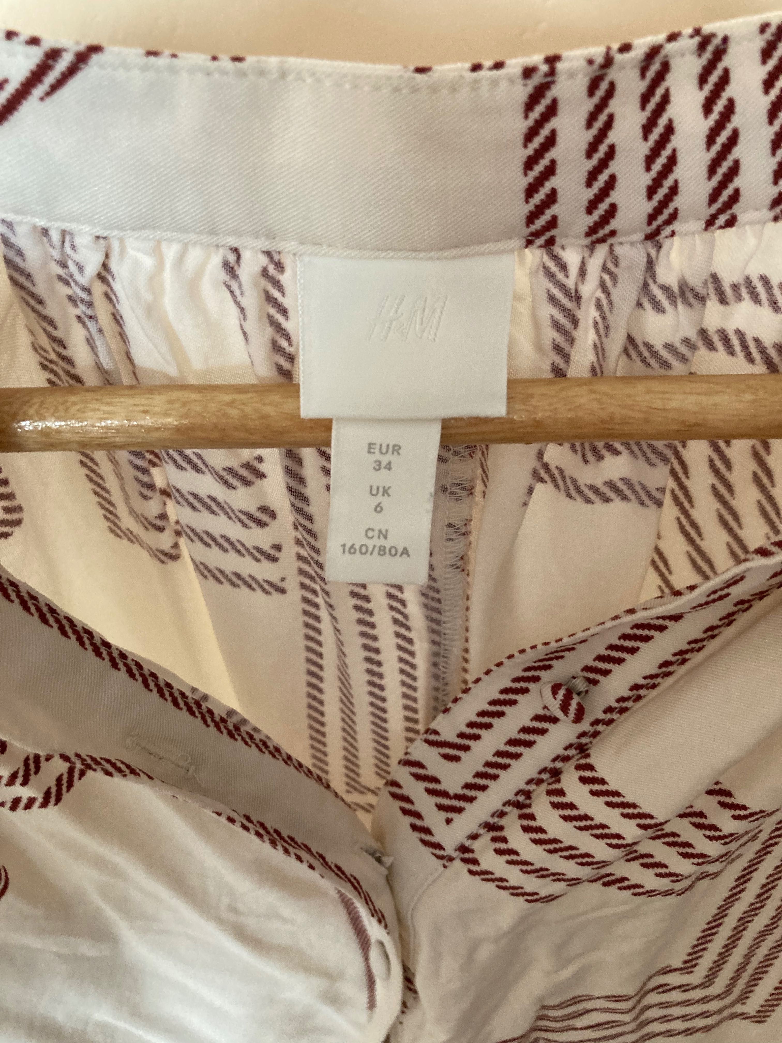 Sukienka z geometrycznym wzorem H&M roz. XS