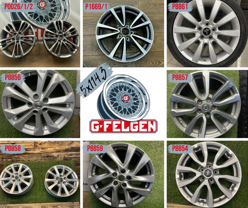 Розпаровка диски 5.114.3 Toyota, Nissan!G-Felgen
