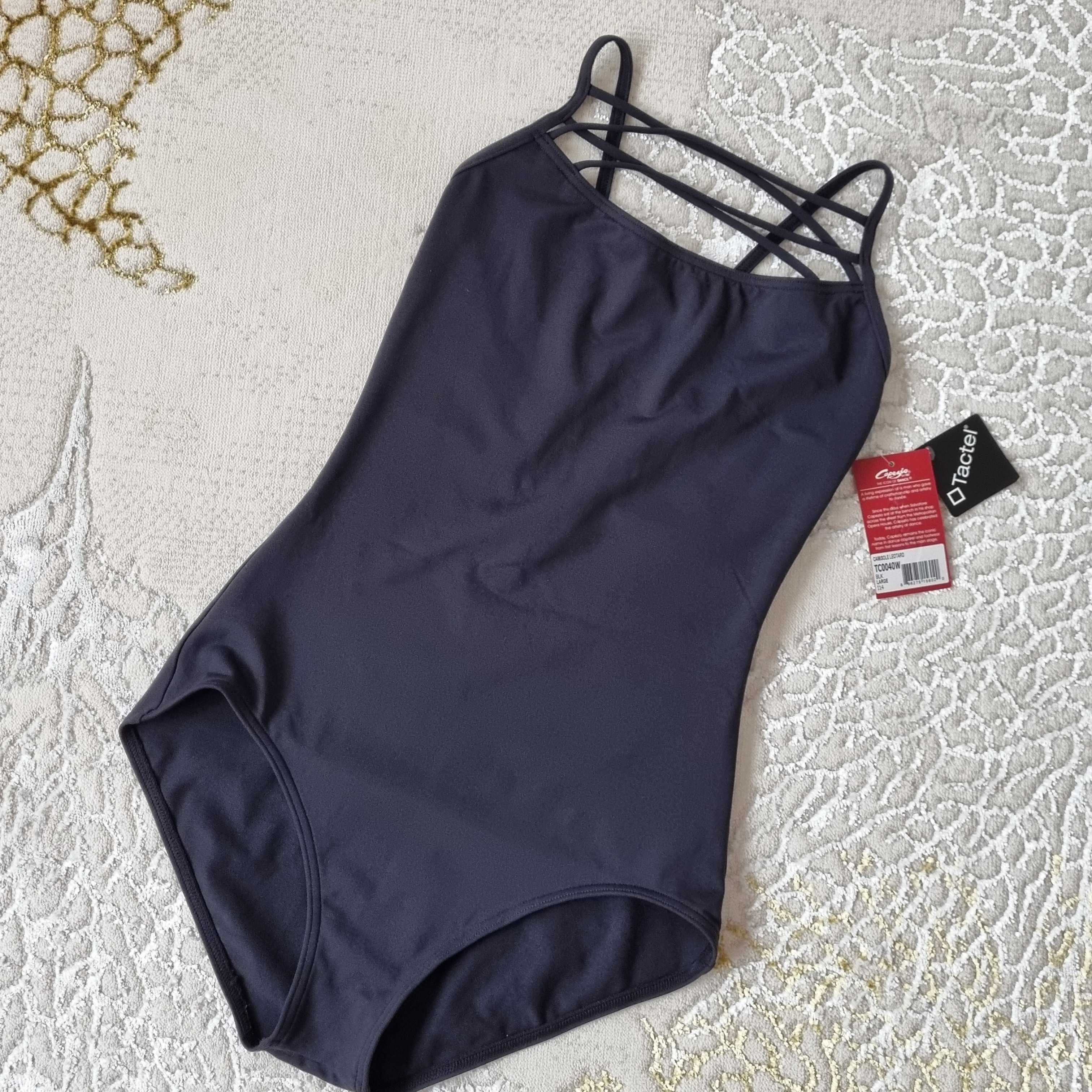 Trykot body damskie Capezio nowe do tańca baletu jogi gimnastyki r. L