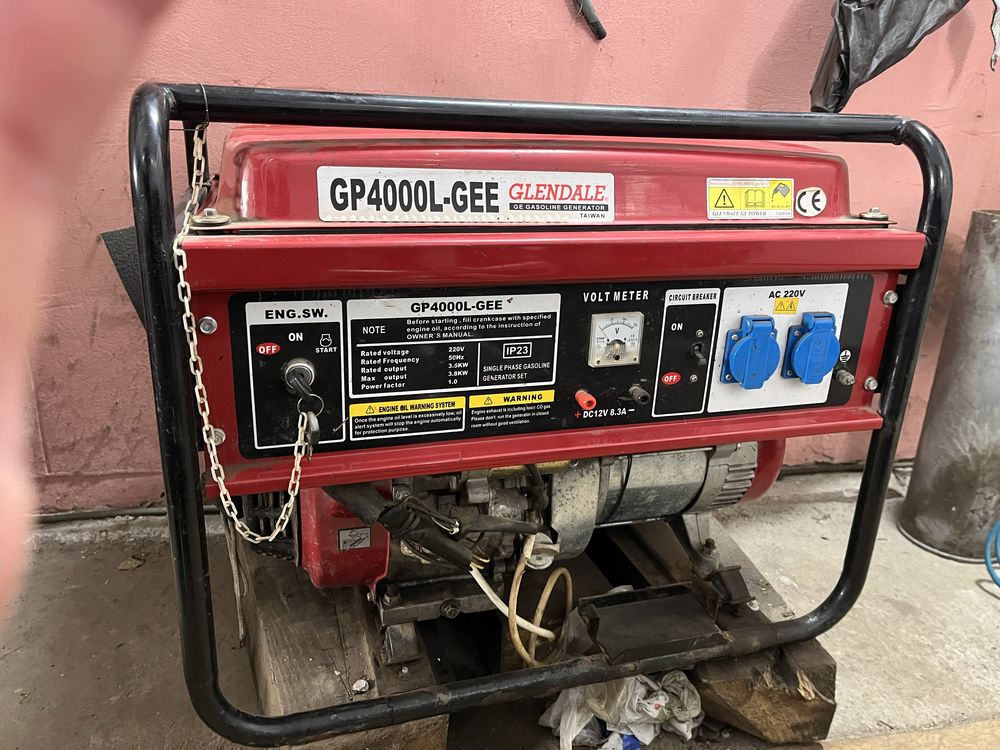 Генератор бензиновый GLENDALE GP4000L- GEE