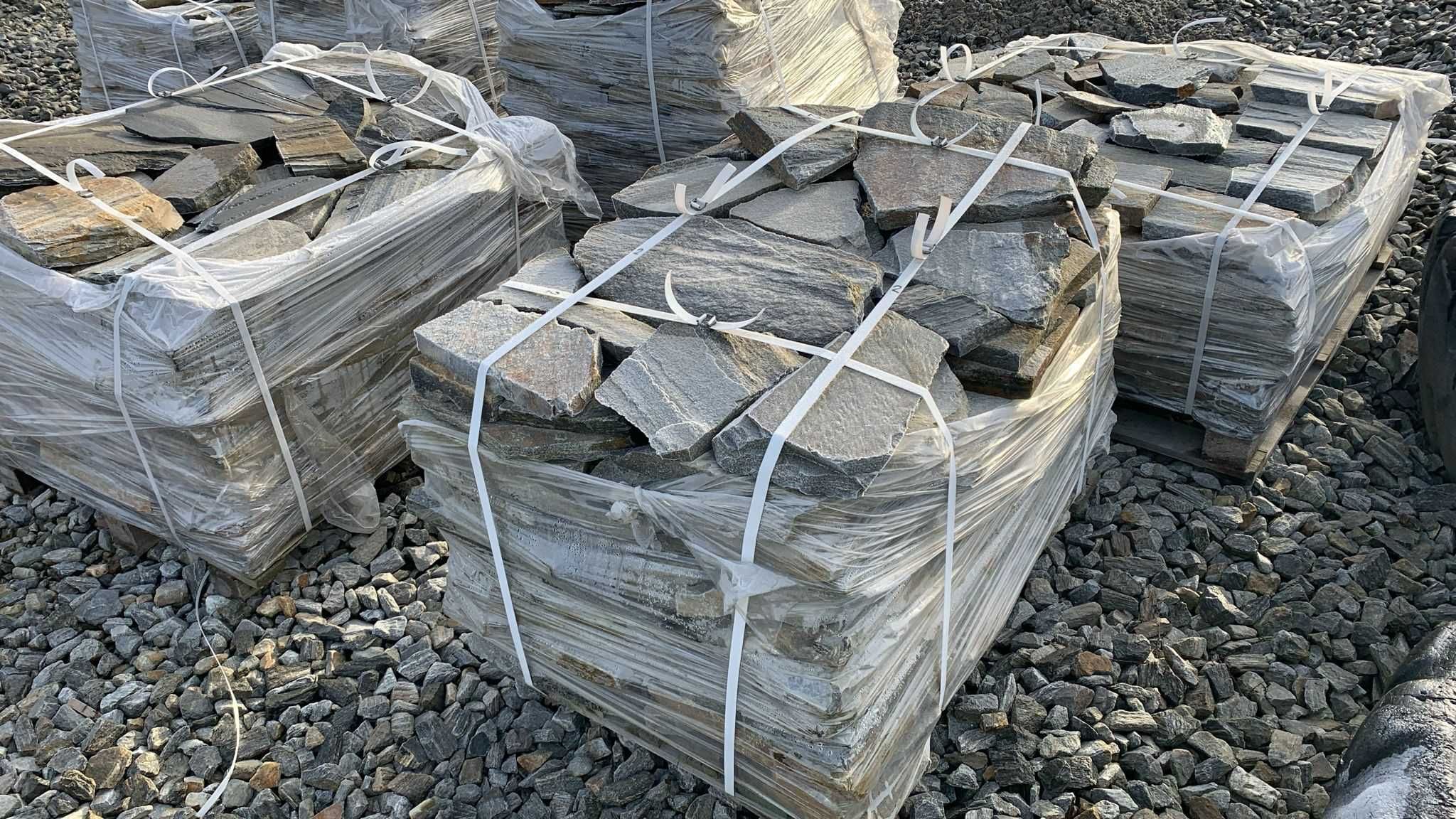 Kamień gnejs na ścieżkę kaskadę ścieżkowy naturalny łupek szarogłazowy