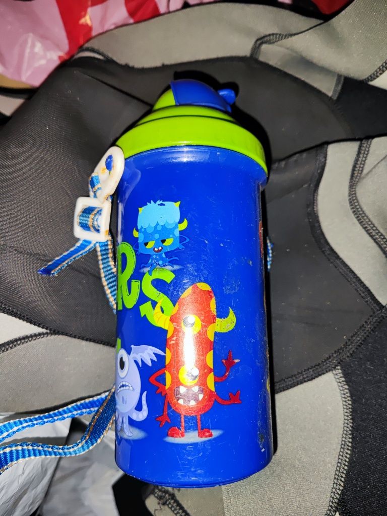 Термос бутылочка для ребенка с трубочкой