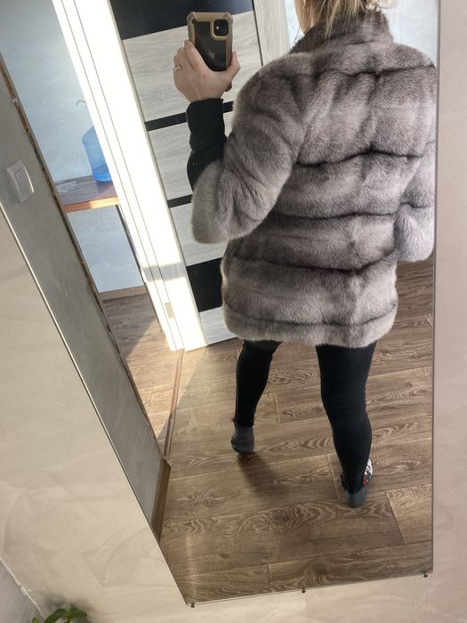 Норкова шуба 46рр. Полушубок (шубка) «автоледі»