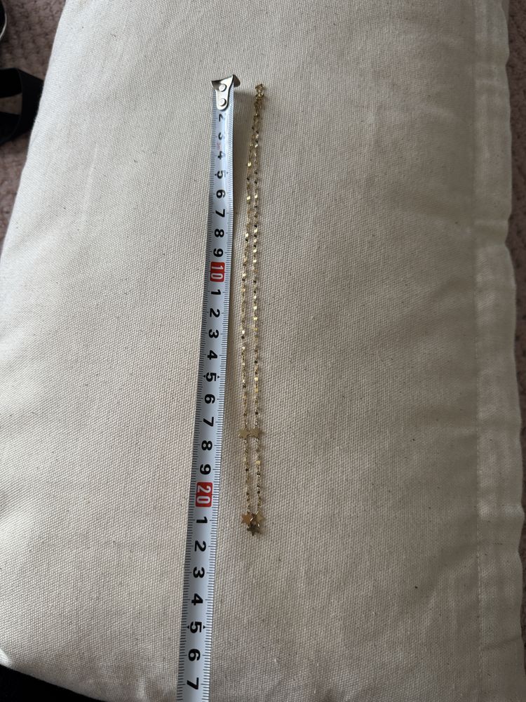 Łańcuszek APARAT złoty gwiazdki 42 cm