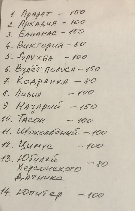 Продам кореневласні саджанці винограду