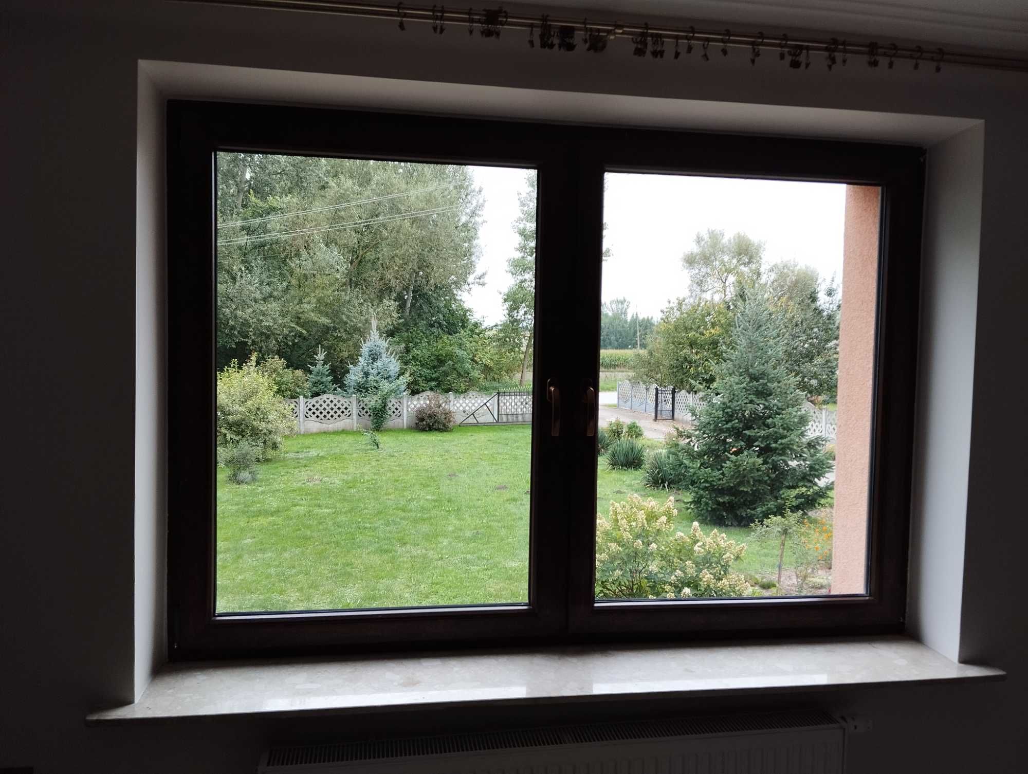 Okna PCV 2 stronny kolor 206x143cm