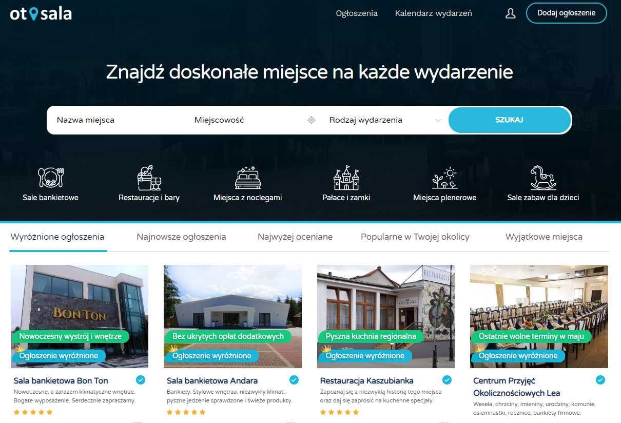 Sprzedam biznes online, firmę,  serwis ogłoszeniowy otosala.pl