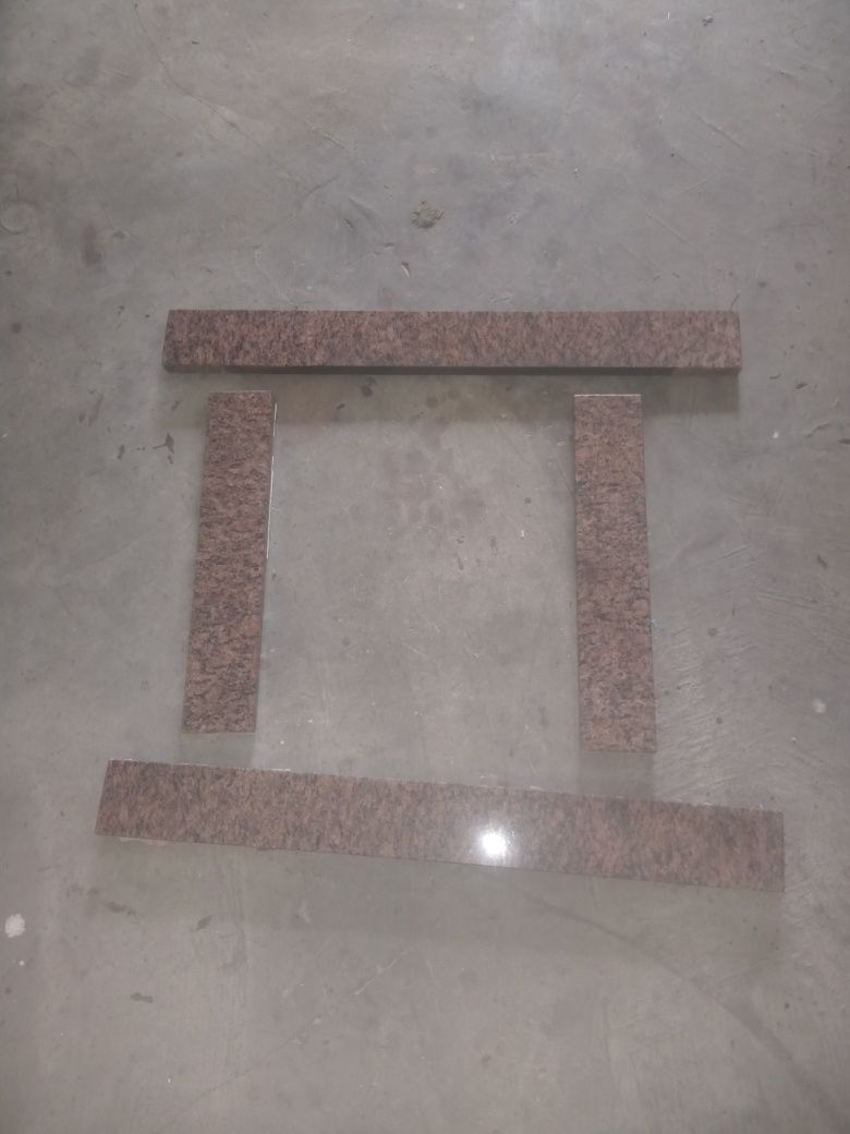 Ramka kominka kamień granit