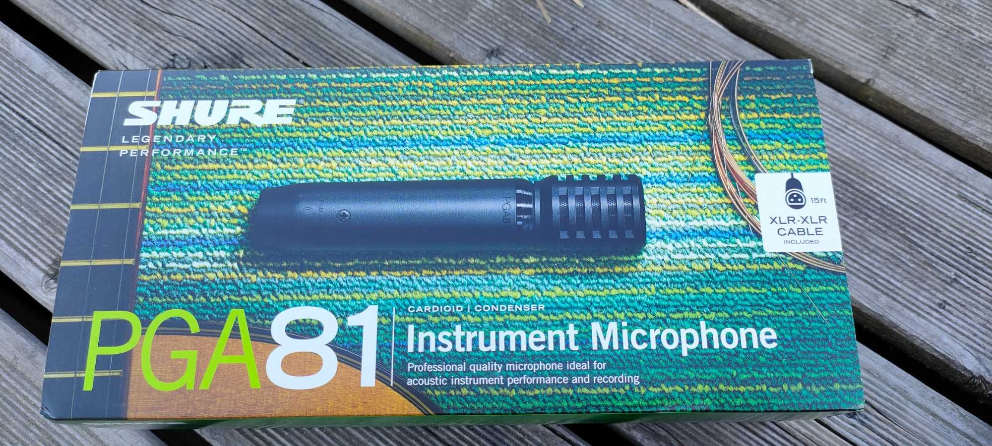 Mikrofon pojemnościowy Shure PGA 81