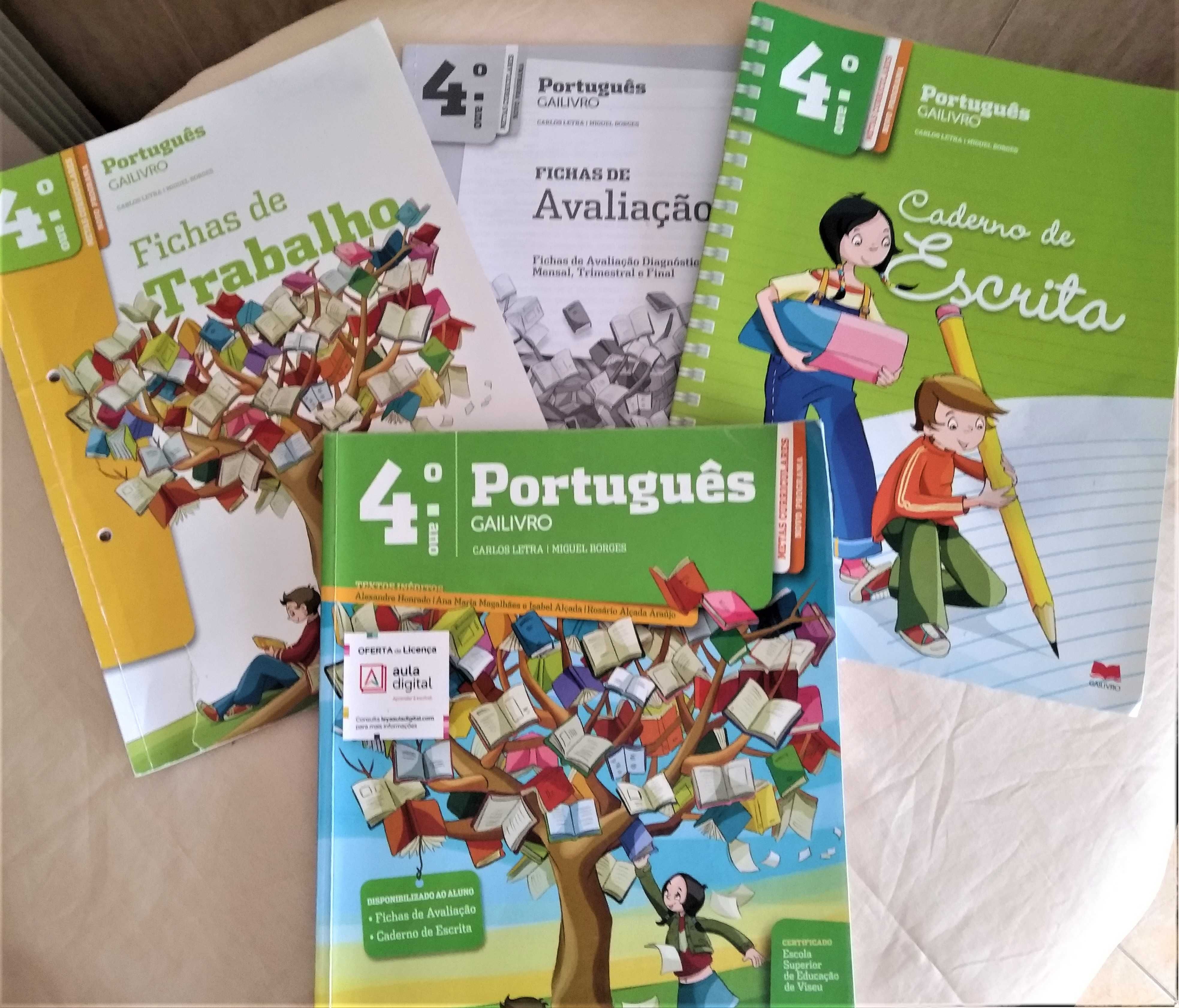 Manuais português 4ºano