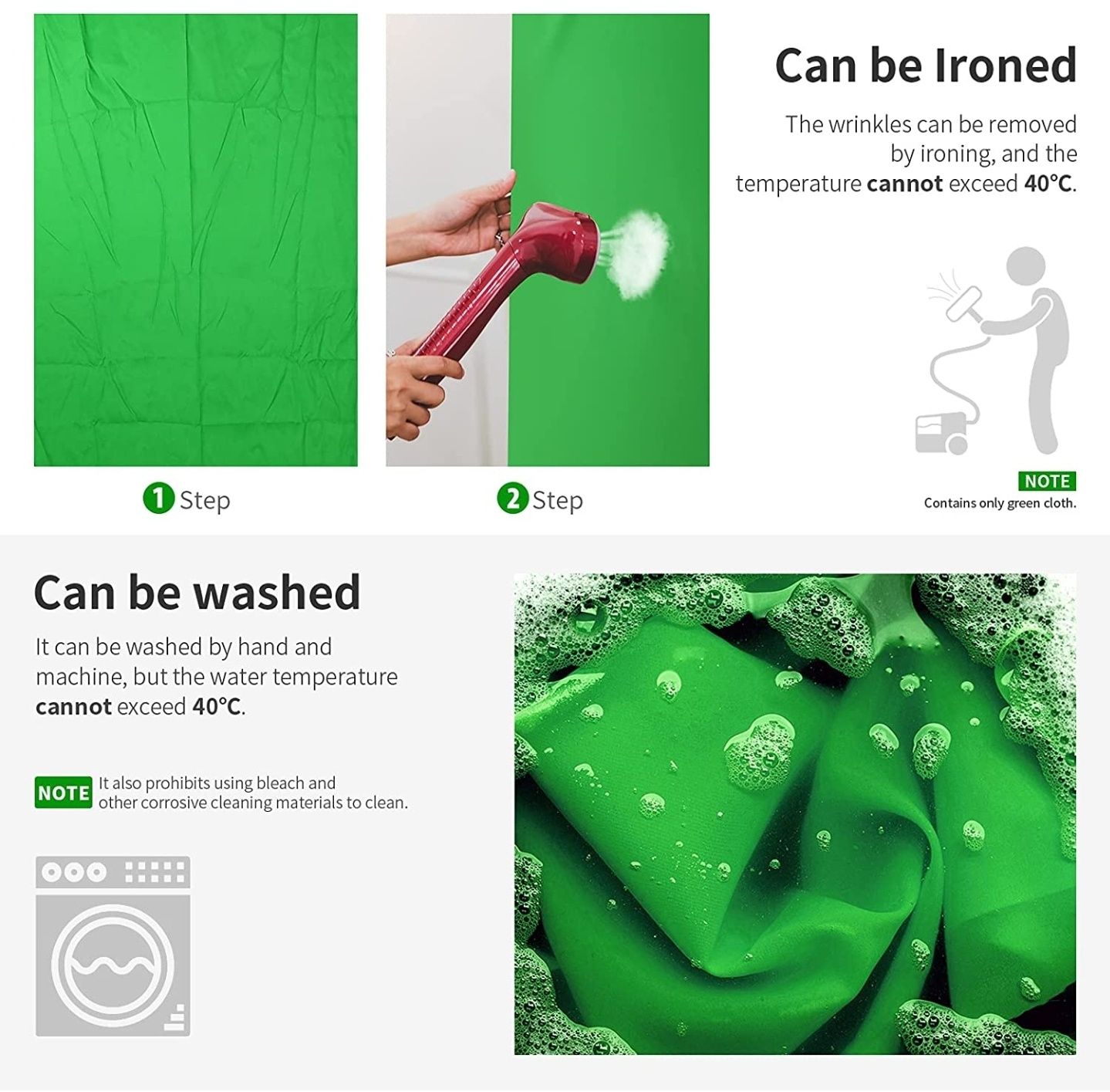 GreenScreen TELA Verde | 3 x 3mts
