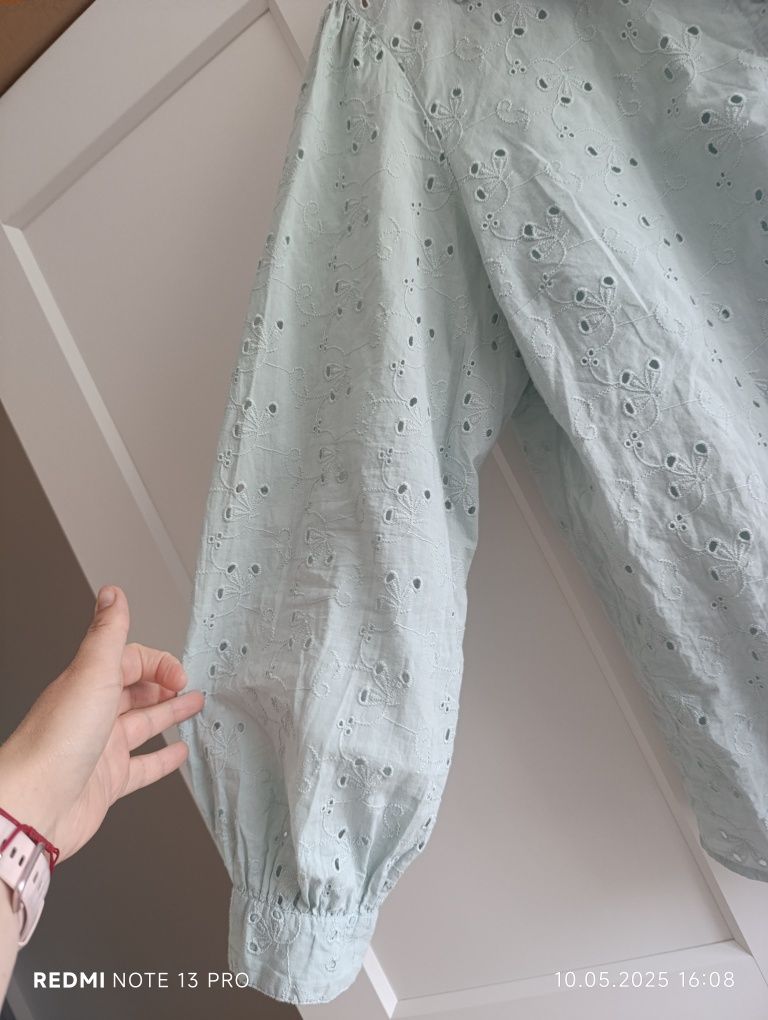 Piękna ażurowa koszula 100% bawełna