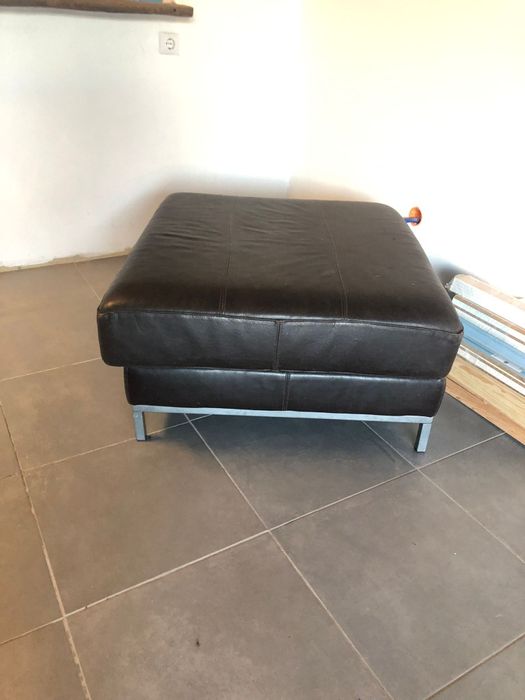 Sofa de centro cabedal