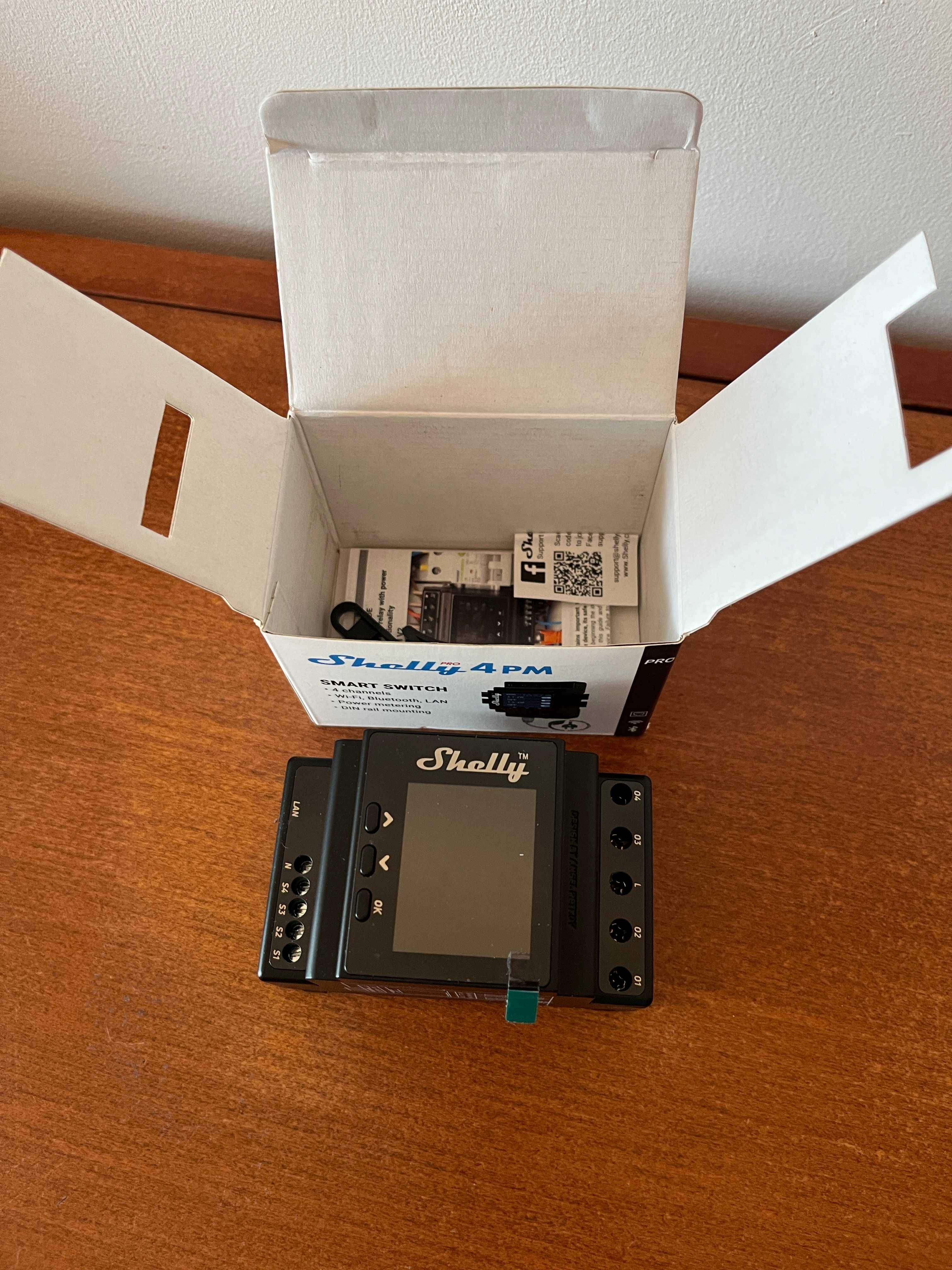 Shelly Pro 4PM - Smart Switch - Novos