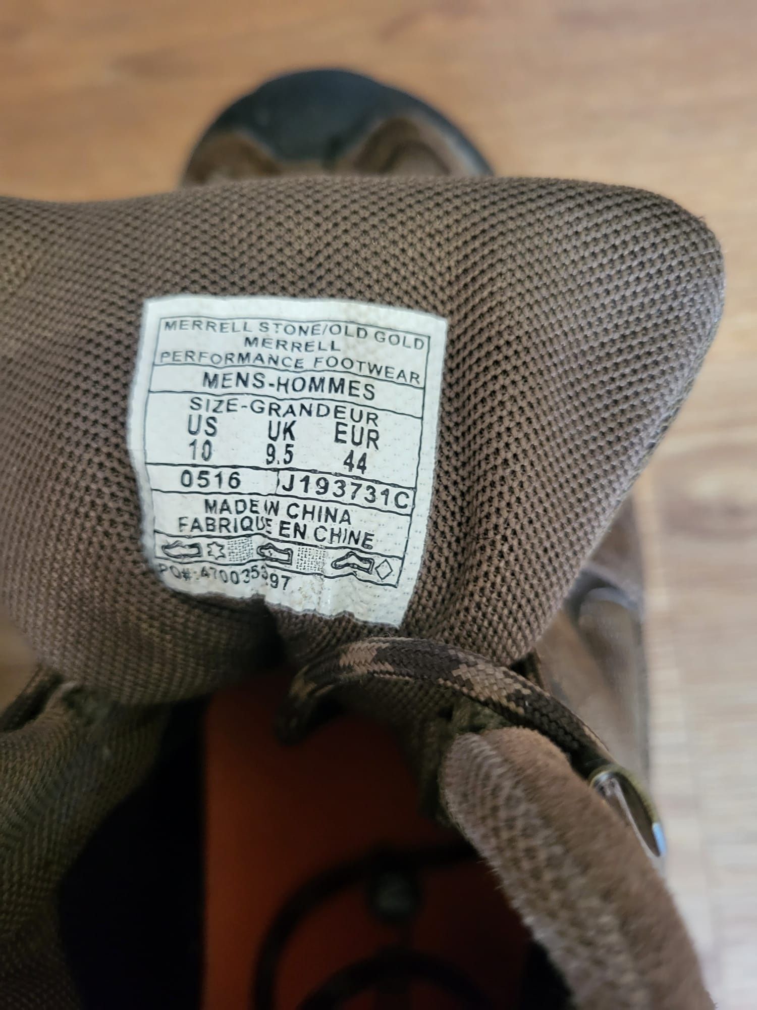Botas Merrell castanhas