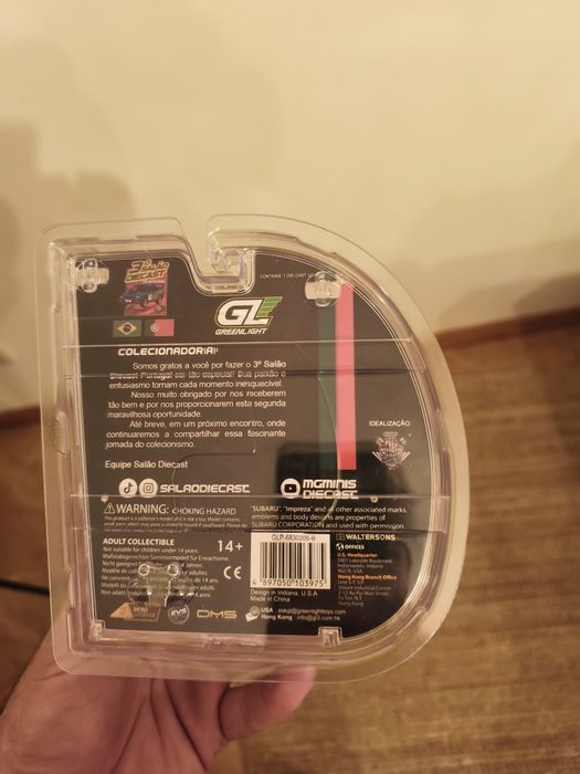 Miniatura jantar salão diecast
