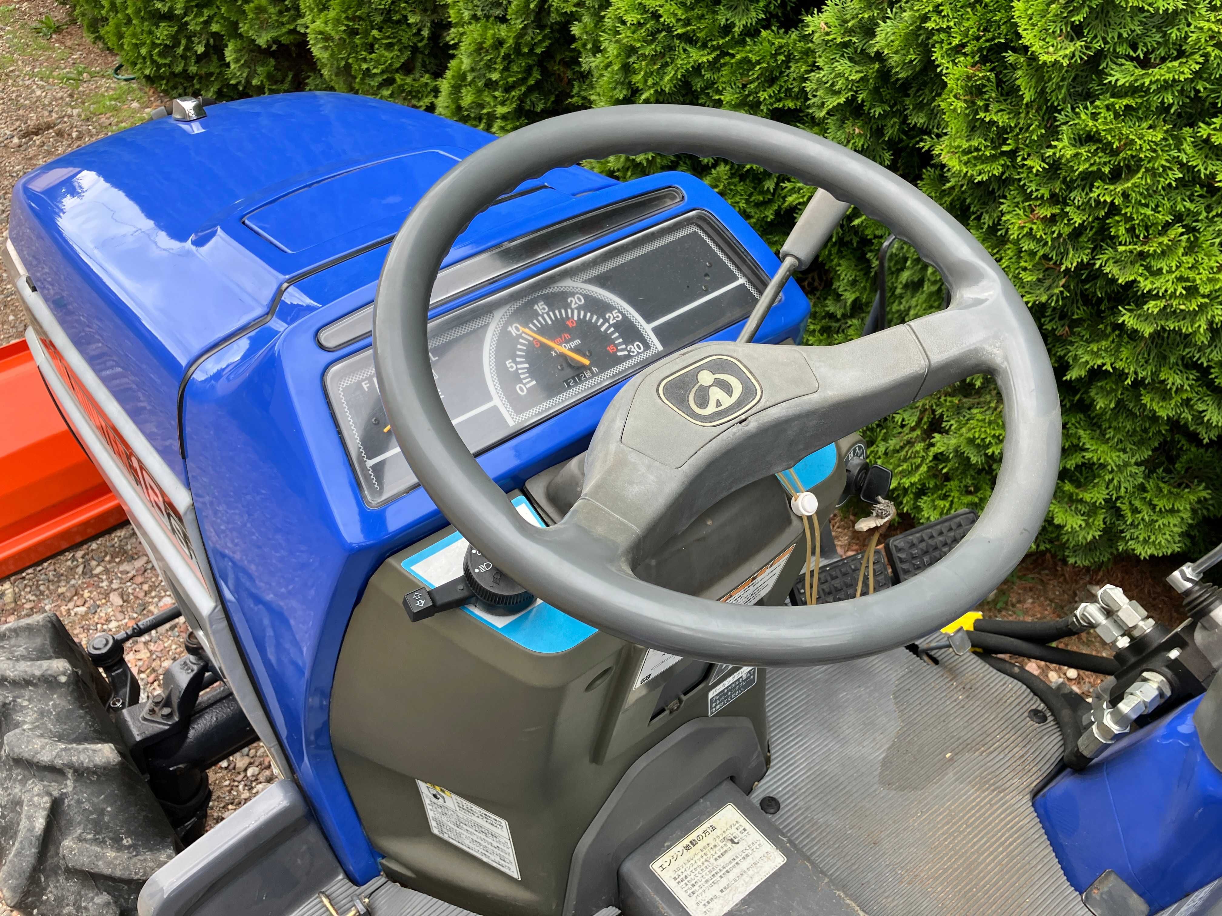 Mini Traktor Ogrodniczy Iseki Sial Hunter 18 Wspomaganie Gąsienice
