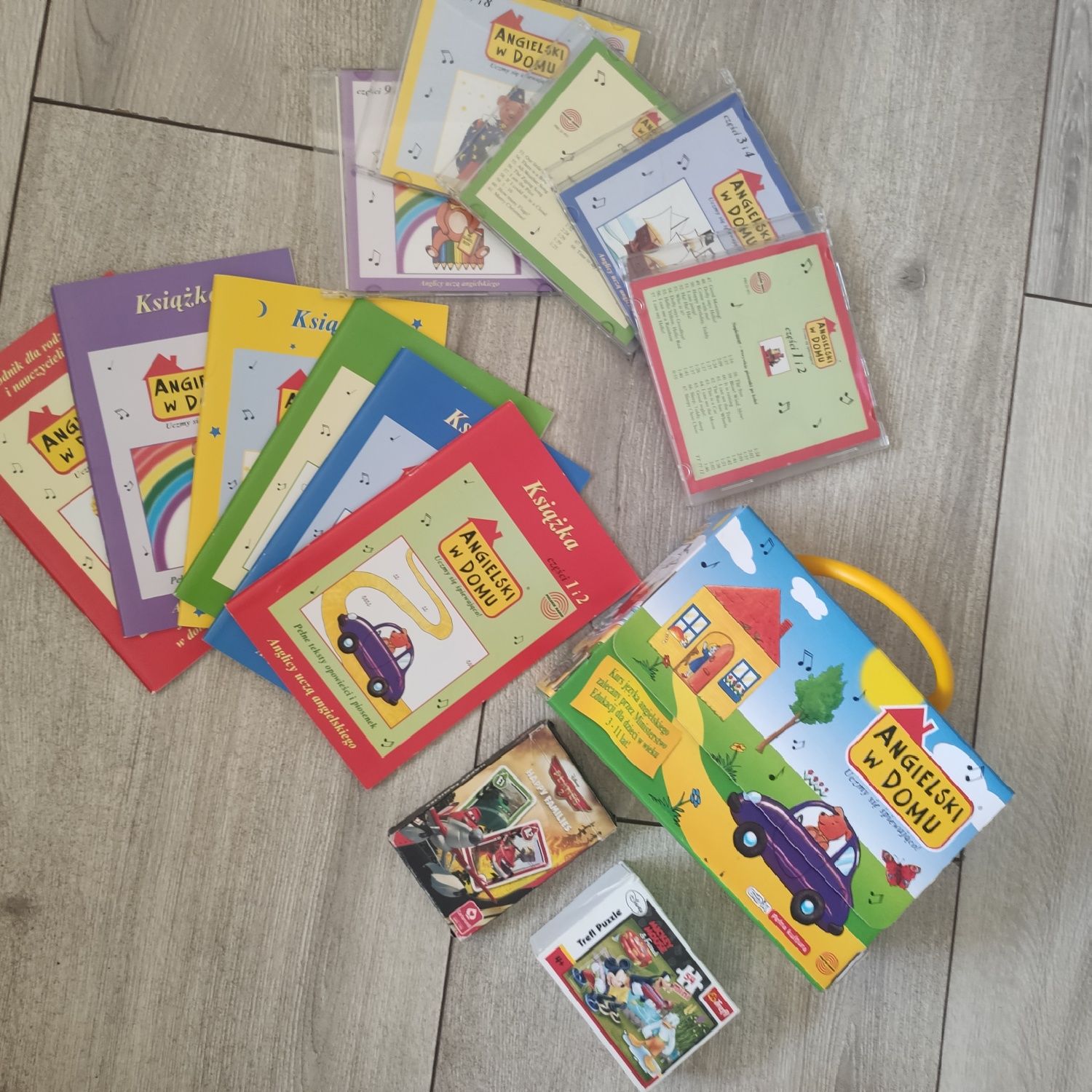 Angielski dla dzieci, Cars, puzzle