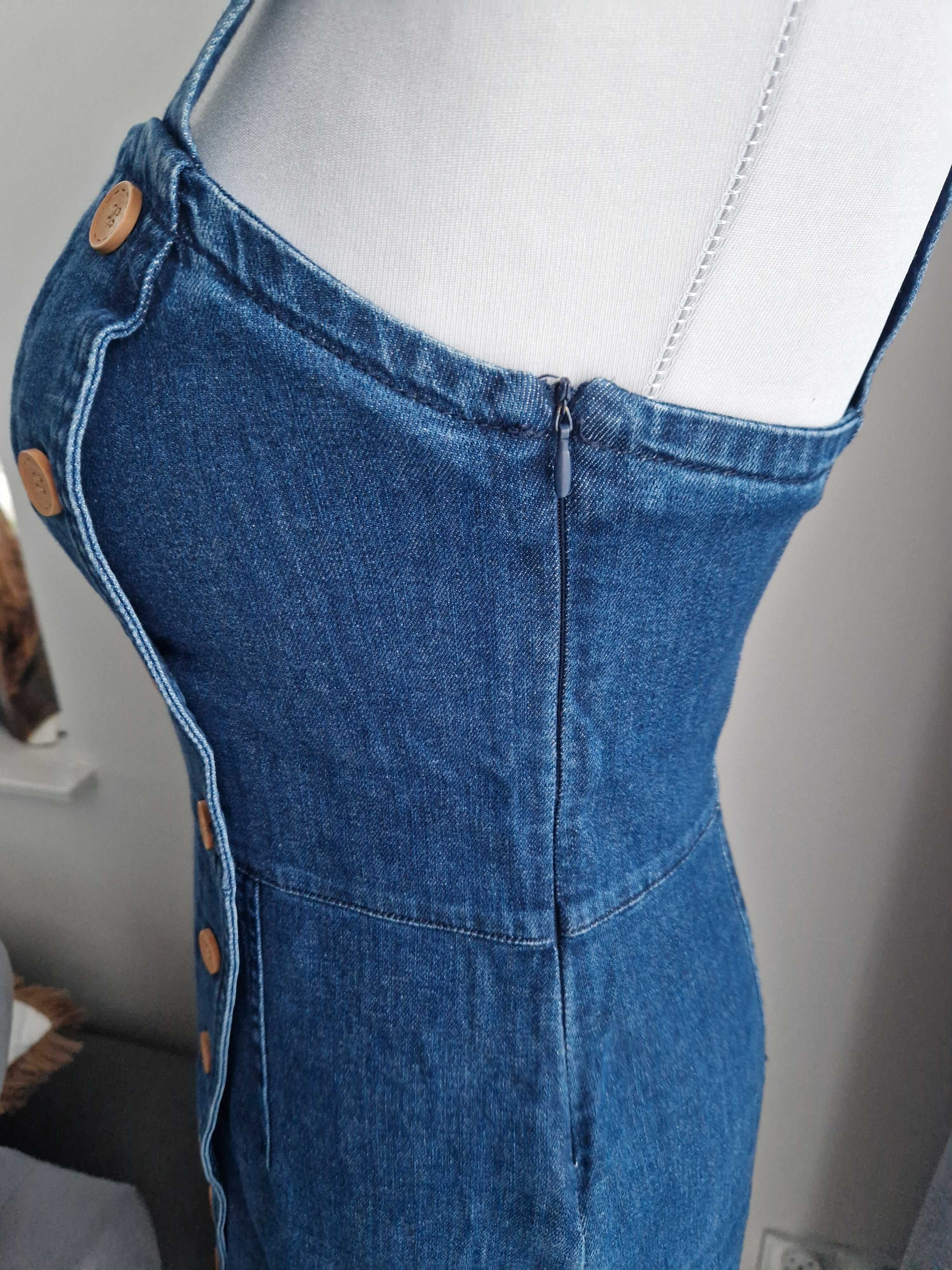 Vero Moda Sukienka Jeansowa L