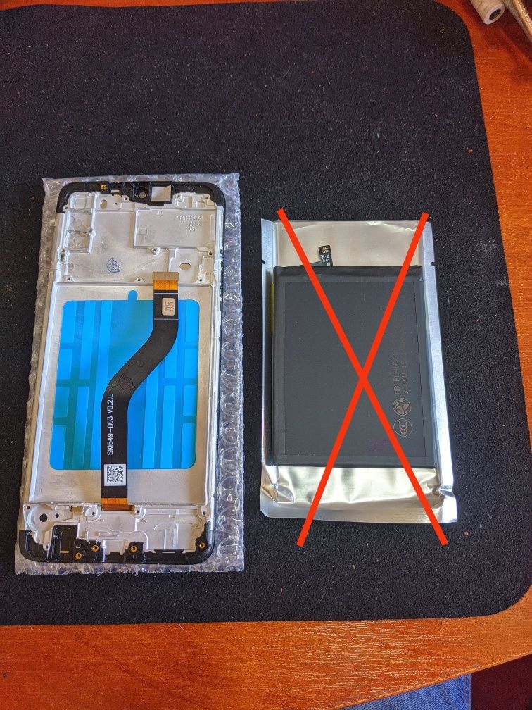 Новый Samsung A20S Дисплей Original PRC с рамкой