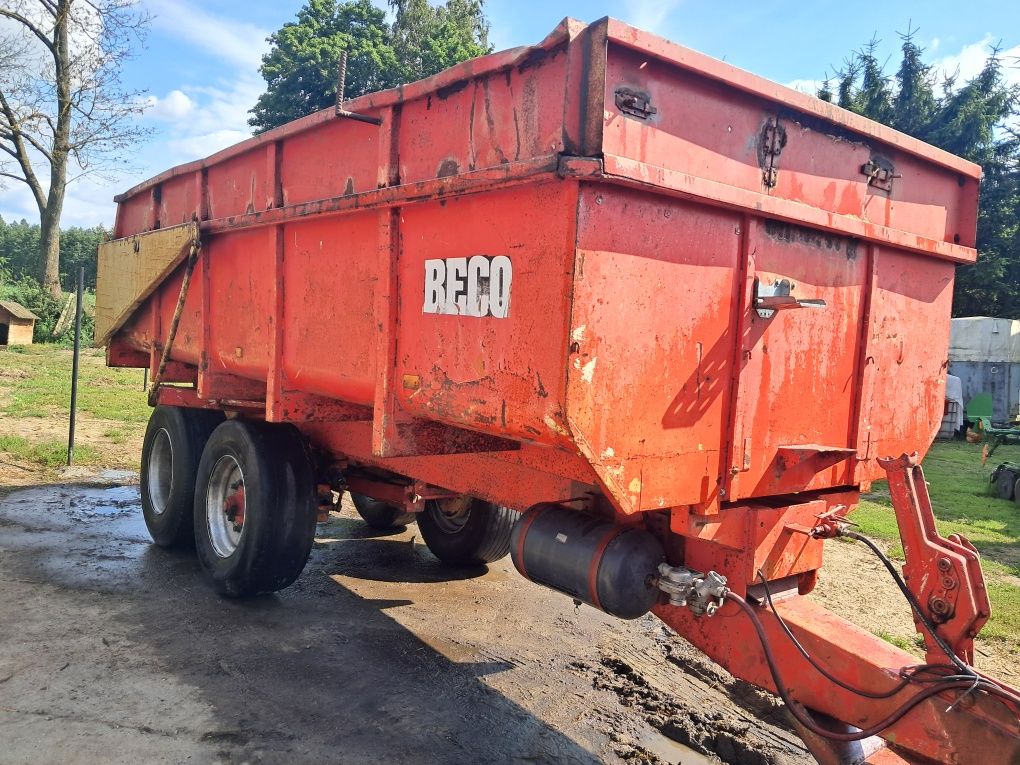 Przyczepa Beco tandem 12t