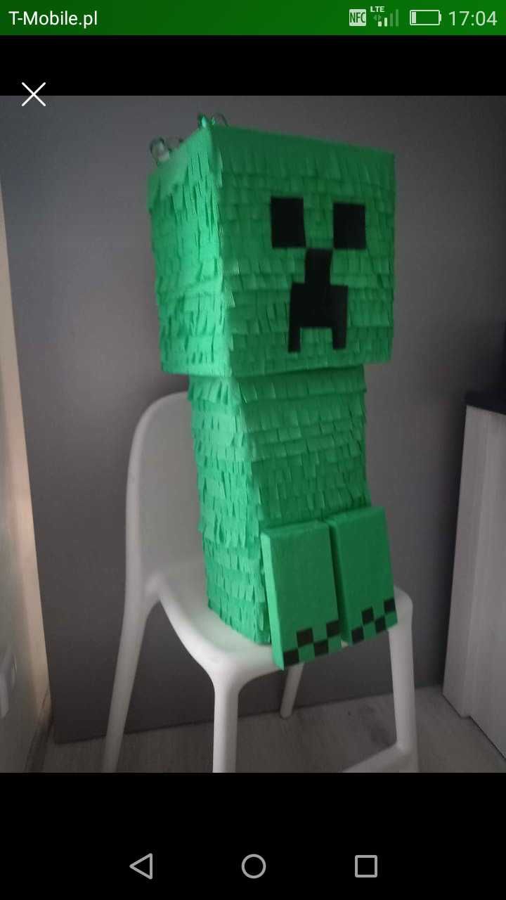 Piniata  minecraft creper 50cm