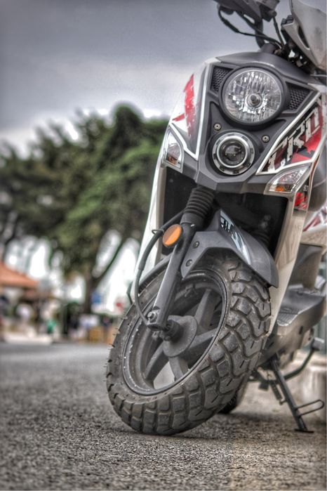 Sym crox 50cc branca