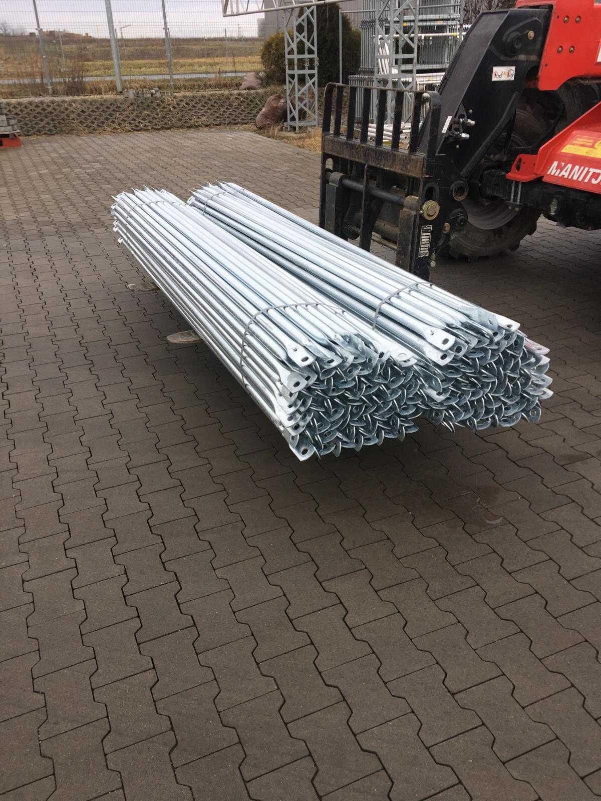 Aluminiowe lekkie rusztowanie Állvány systemowe PLETTAC~101 m2 na piny