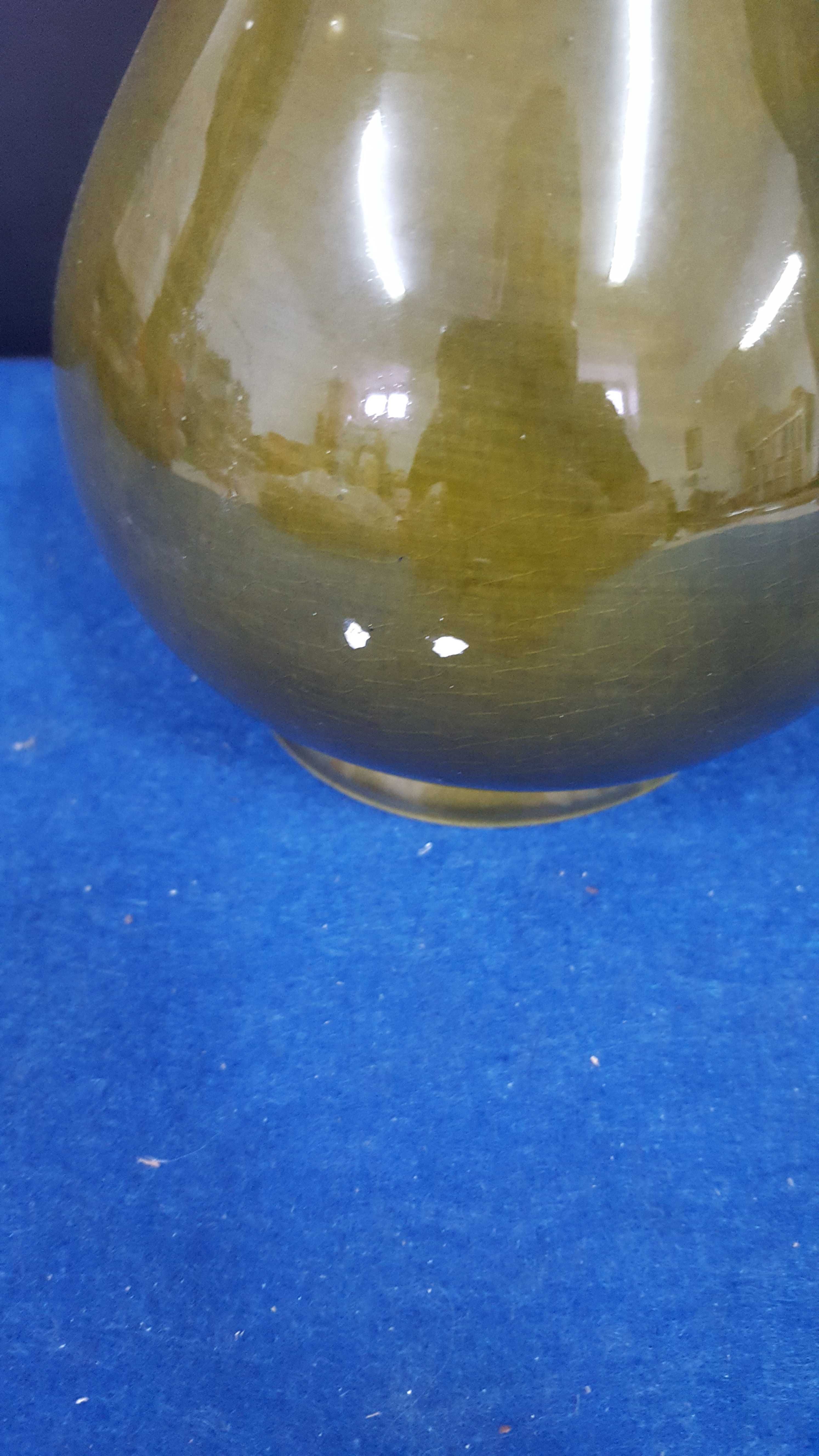 Rara garrafa vintage  em cerâmica vidrada da Secla