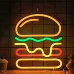 Hamburger led neon