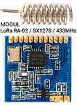 Moduł komunikacji LoRa RA-02 433MHz + Antena, daleki zasięg!