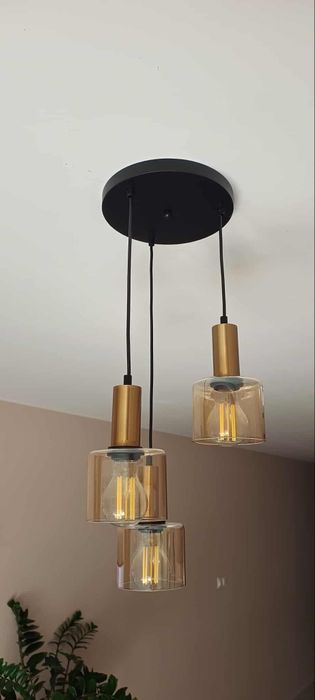 Komplet lamp do salonu