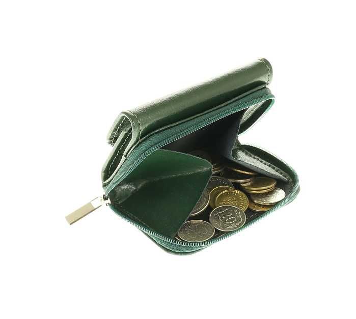 Męski portfel skórzany mały męski portfelik do kieszonki banknotówka