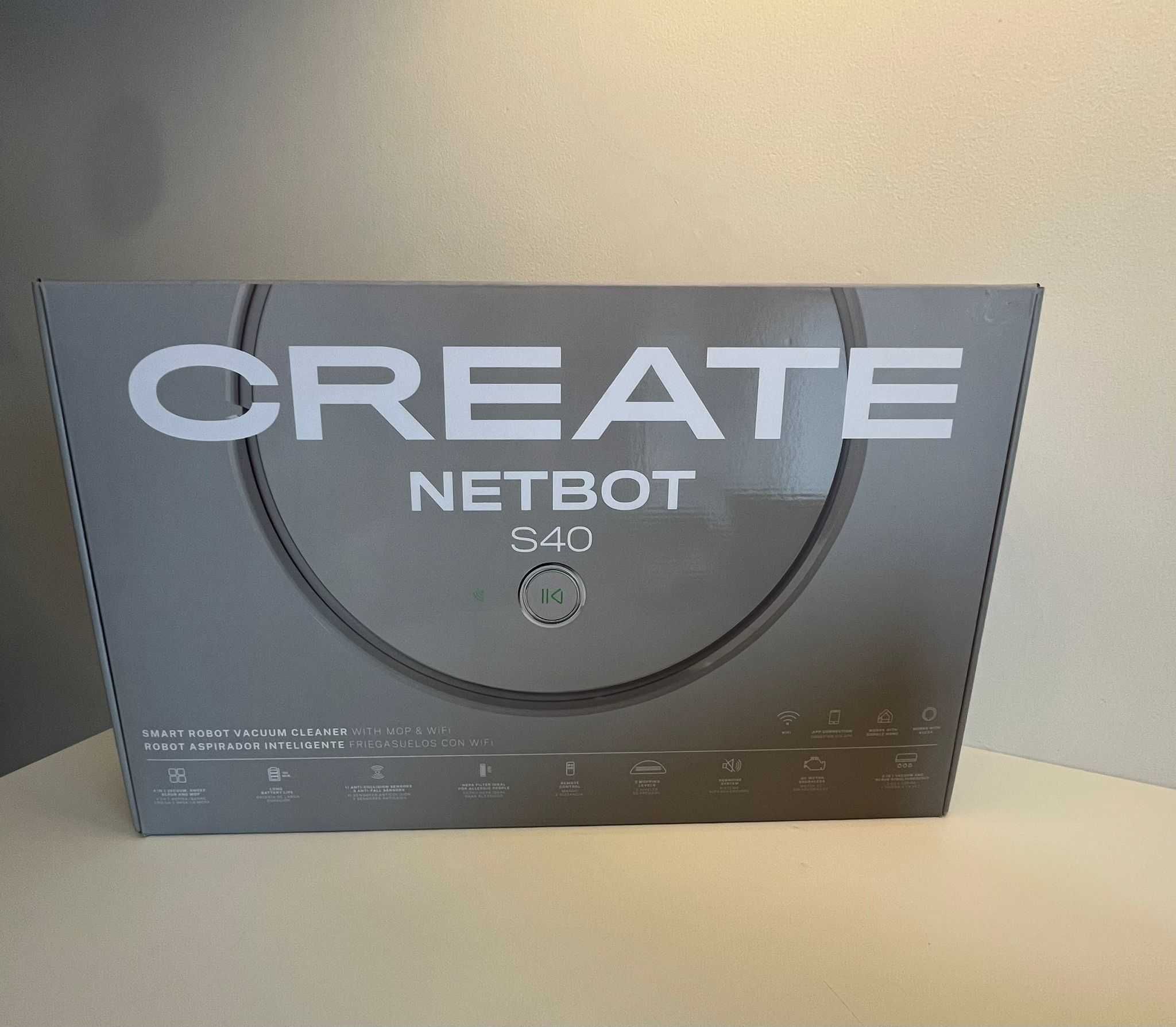 Robot Aspirador CREATE S40 como novo
