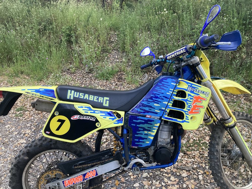 Husaberg 400 Troco mota de competição de coleção