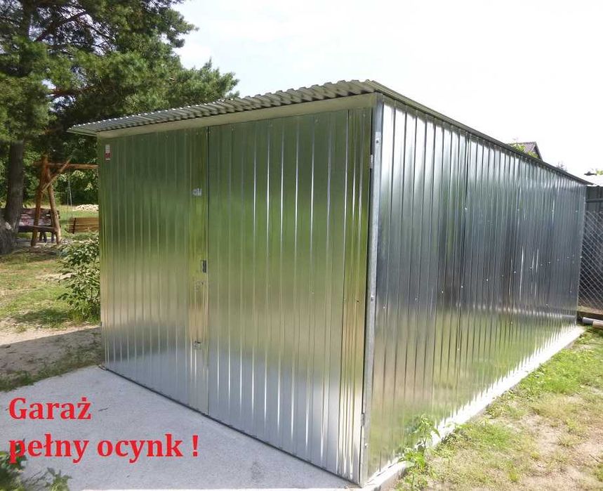 Garaż blaszany BLASZAK Garaże blaszane 3x5 4x5 4x6 5x6 CAŁY KRAJ raty!