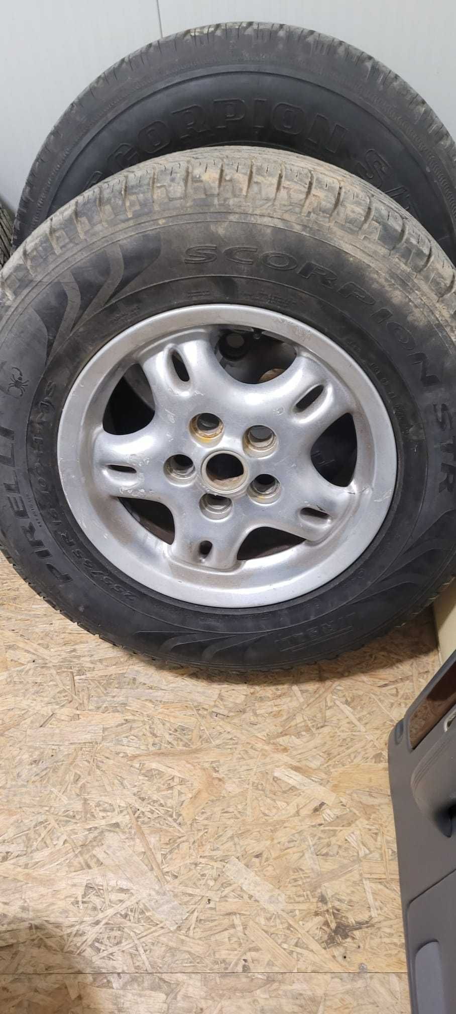 Range Rover P38 - 4 Jantes + 4 Pneus 255/65/16