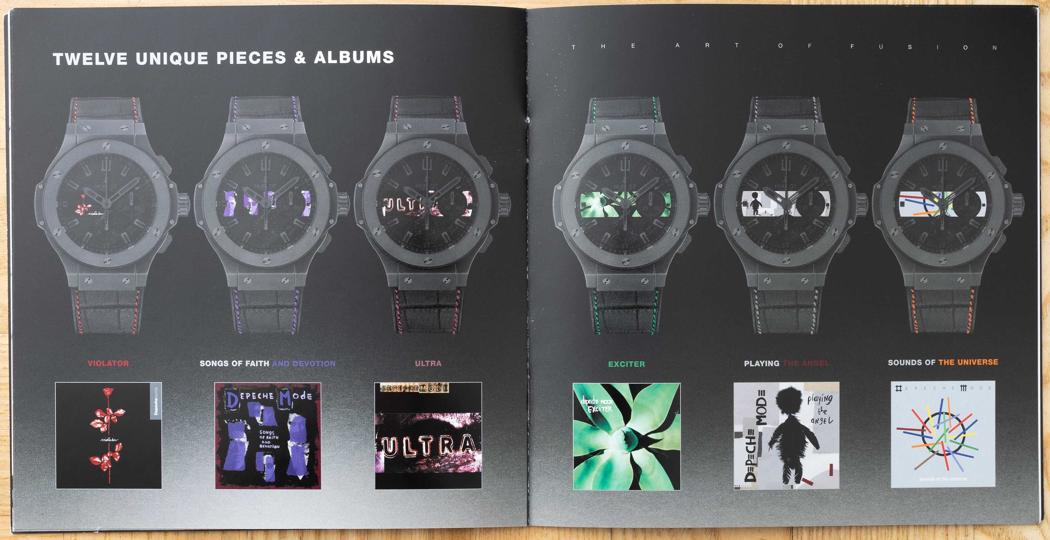 Depeche Mode - HUBLOT - materiały reklamowe