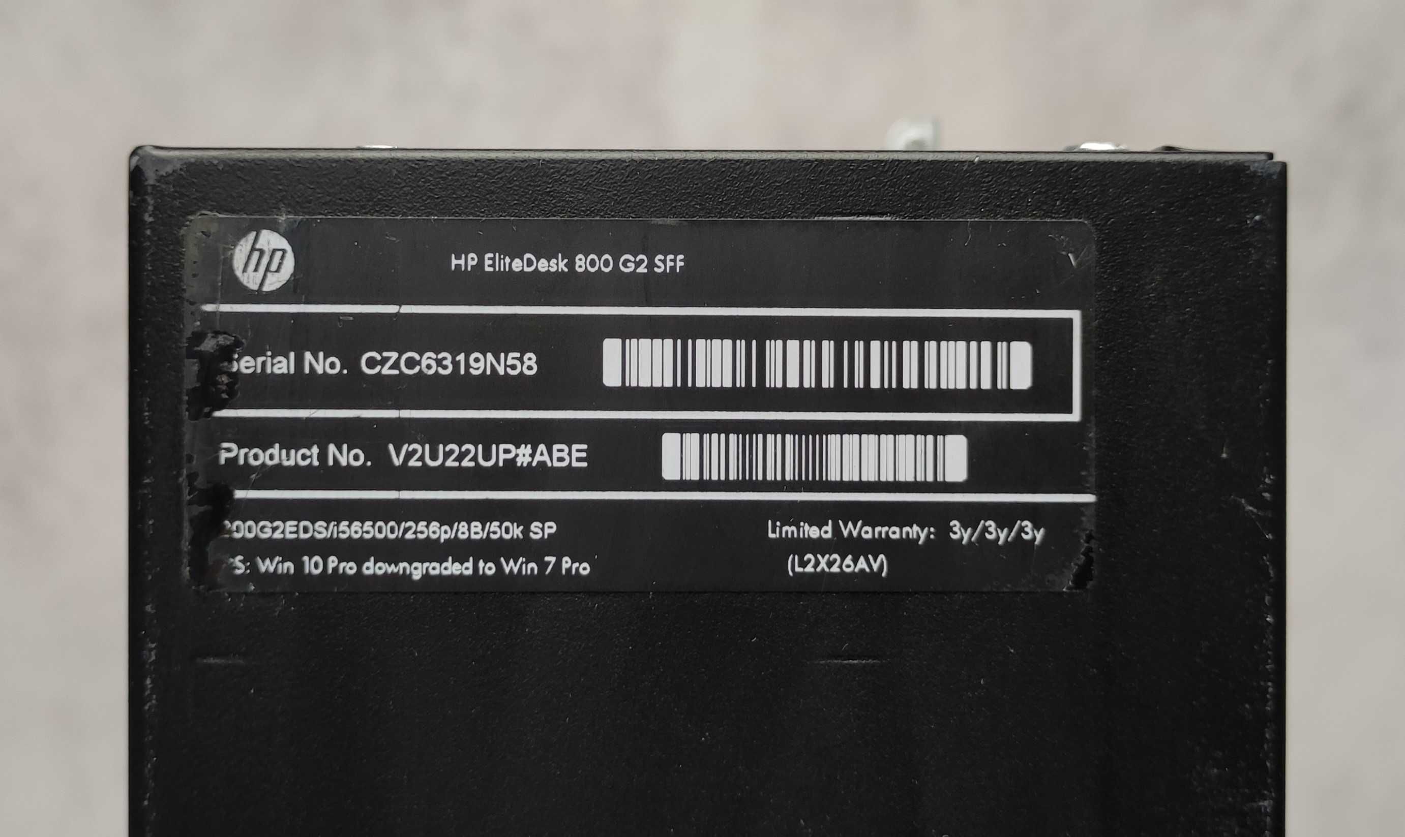 Комп'ютери HP EliteDesk 800 G2 SFF i5-6500 8Gb DDR4 128Gb SSD