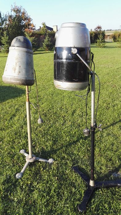 Stara suszarka fryzjerska PRL, stojąca, podłogowa, WENUS, FALA 3 szt.