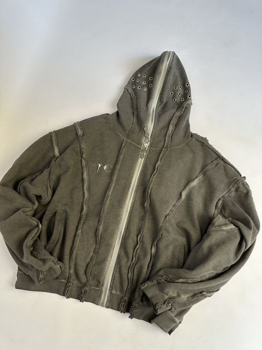 Худі Thug Club zip hoodie худи зип зипка фулл full y2k archive серая