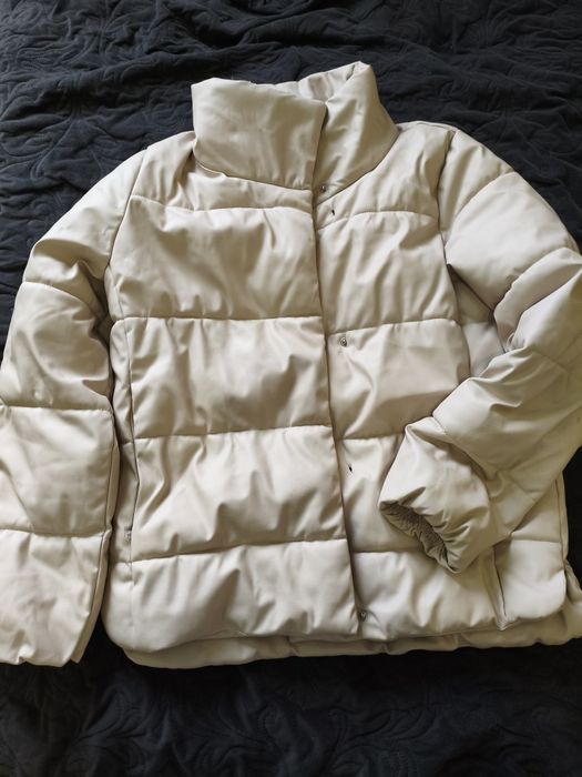 Зимова куртка з екошкіри