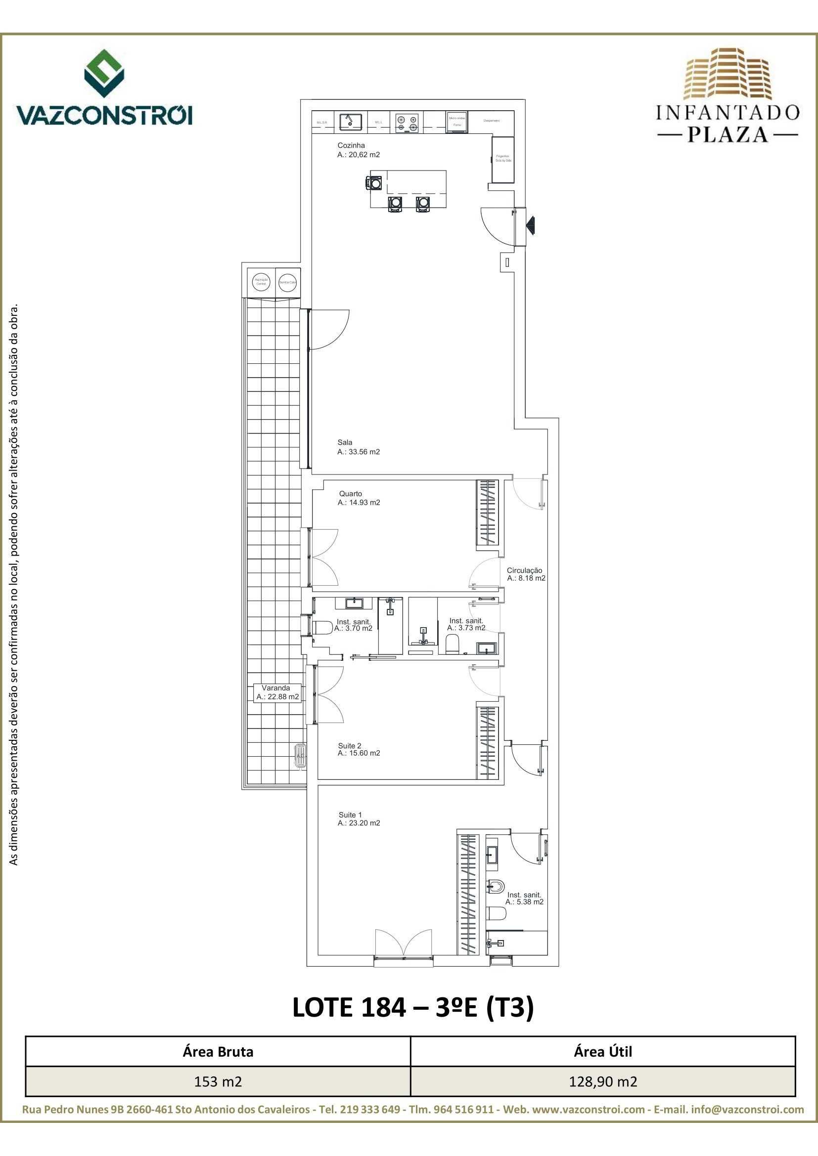 Fabuloso apartamento T3 NOVO com piscina no Infantado-Loures